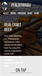 Mobile Screenshot of pfalzerbrau.com